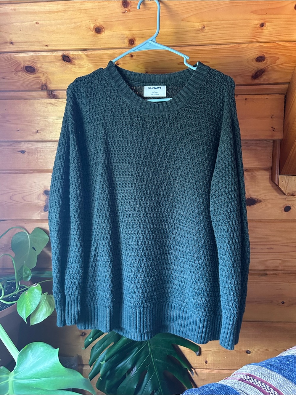 Old Navy Dark Green Knit Sweater